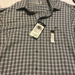 Men’s Haggar clothing woven shirt size large